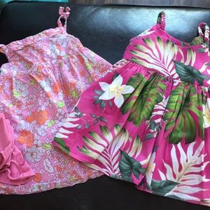 Pair of baby girl summer dresses sz 18 months